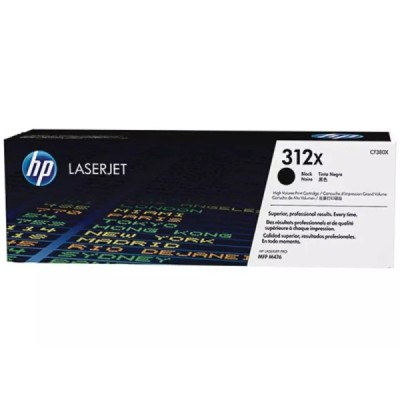 Toner Original  HP  312X (CF380X) Noir - Grande capacité