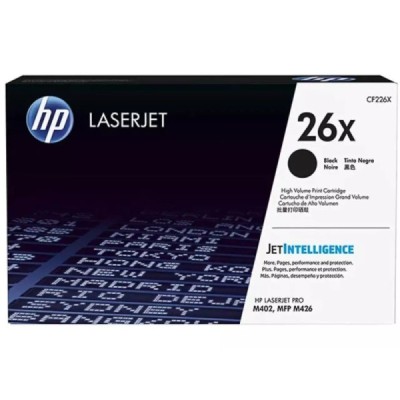 Toner Original  HP  26X (CF226X) Noir - Grande capacité