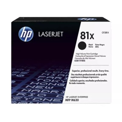 Toner Original  HP 81X (CF281X) Noir - Grande capacité