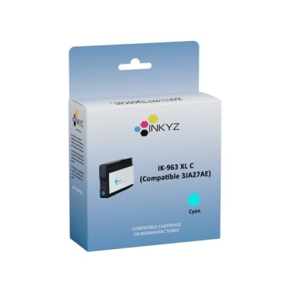 Cartouche Compatible HP 963 (3JA27AE) Cyan XL