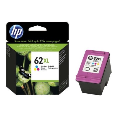 Cartouche Originale HP 62 (C2P07AE) Couleur XL