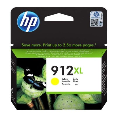 Cartouche Originale HP 912 (3YL83AE) Jaune XL